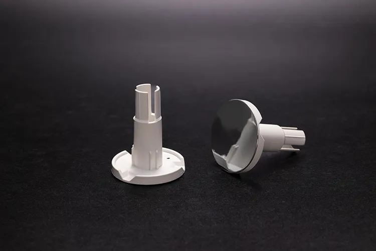 宏機製作所 フィルム成形（IMD） 浴室設備 給湯部のハンドルキャップ 浴室内配管カバー